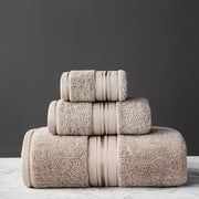 Pure Color Thick Cotton Bath Towel Set Towel Set Increased Pure Cotton Beach Towel Beauty Salon Bath Towel