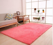 Living Room Rug Area Solid Carpet Fluffy Soft Home Decor White Plush Carpet Bedroom Carpet Kitchen Floor Mats White Rug Tapete