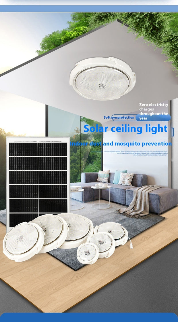 Solar Ceiling Lamp LED Home Indoor And Outdoor Lighting